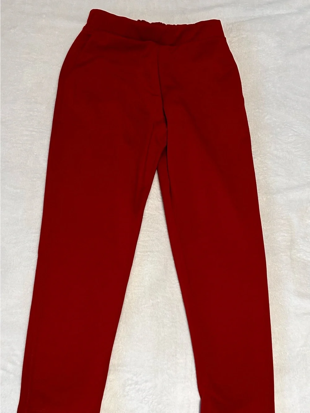 Zara Kids Bright Red Pull-On Leggings
